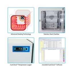 SureTemp Dual Convection Incubator, 130 L , 230 V — with Data Logging Software - Additional View | Legacy Lab Supplies