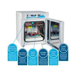 Incu-Shaker CO2 Mini with Non-Slip Rubber Mat Platform , 120 / 230 V - Additional View | Legacy Lab Supplies