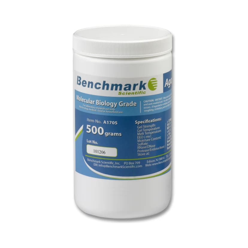 Benchmark Agarose LE, 500g - Labware Glassware | Order Online | Legacy Lab Supplies