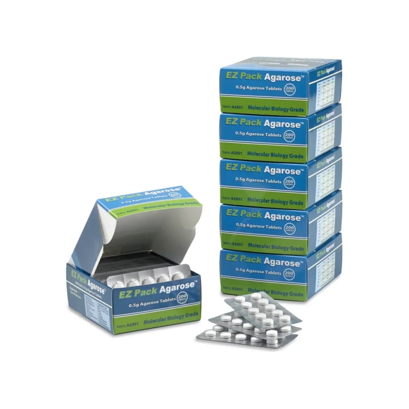 EZ Packโข Agarose Tablets - Laboratory Equipment | Legacy Lab Supplies