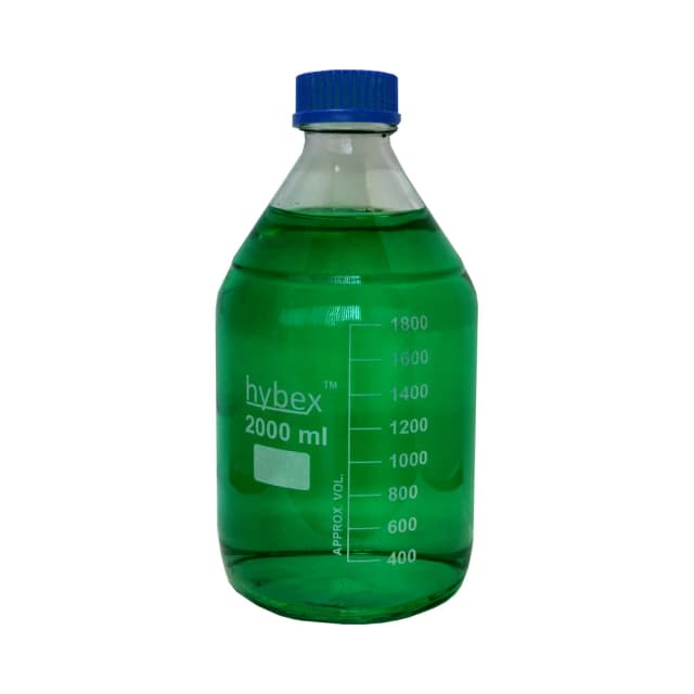 hybex Media Storage Bottle, 2000 mL with GL45 Blue Cap, 5/pk hybex Media Storage Bottle, 2000 mL with GL45 Blue Cap, 5/pk | Legacy Lab Supplies