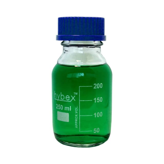 hybex Media Storage Bottle, 250 mL with GL45 Blue Cap, 10/pk hybex Media Storage Bottle, 250 mL with GL45 Blue Cap, 10/pk | Legacy Lab Supplies