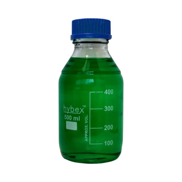 hybex Media Storage Bottle, 500 mL with GL45 Blue Cap, 10/pk hybex Media Storage Bottle, 500 mL with GL45 Blue Cap, 10/pk | Legacy Lab Supplies