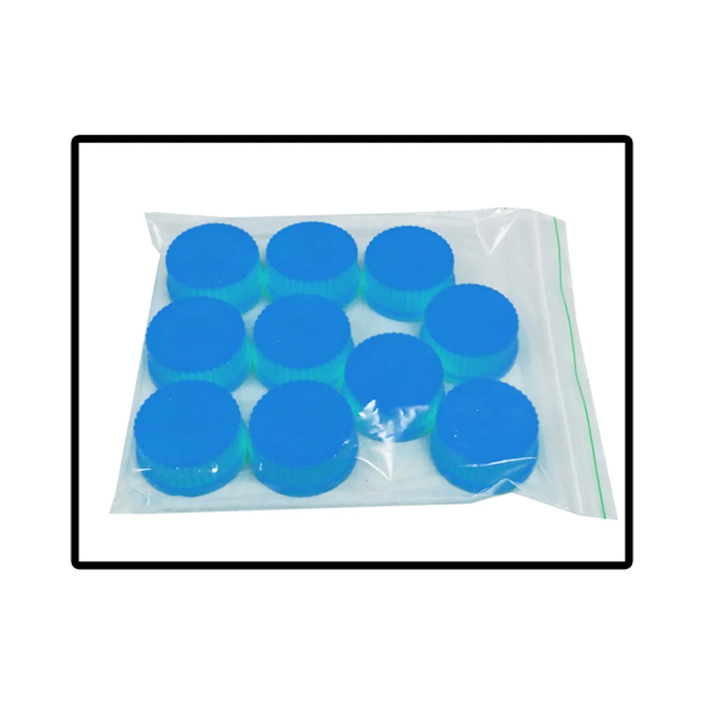 Replacement blue caps, (GL45), 10/pk. - Laboratory Equipment | Legacy Lab Supplies