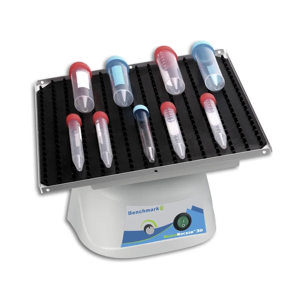 BenchRocker 3D Nutating Shaker with Variable Speed , 12×12" Platform with 2 Mats, 115 V - 3D Rockers | Legacy Lab Supplies