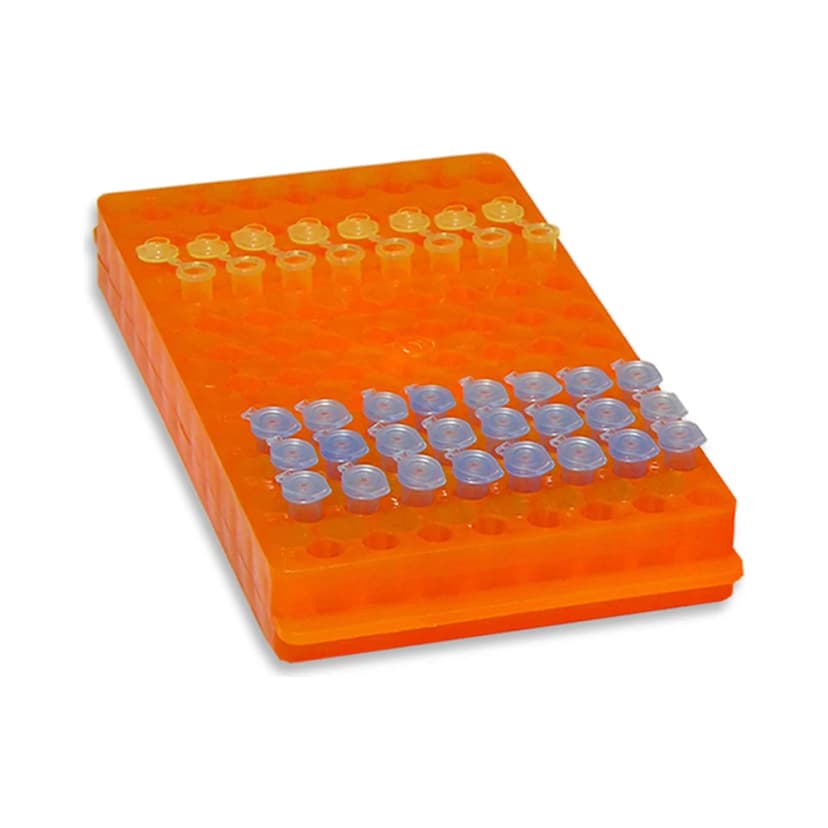 Tube Rack, 96 x 0.5ml (8mm) - Mixing Agitation | Order Online | Legacy Lab Supplies