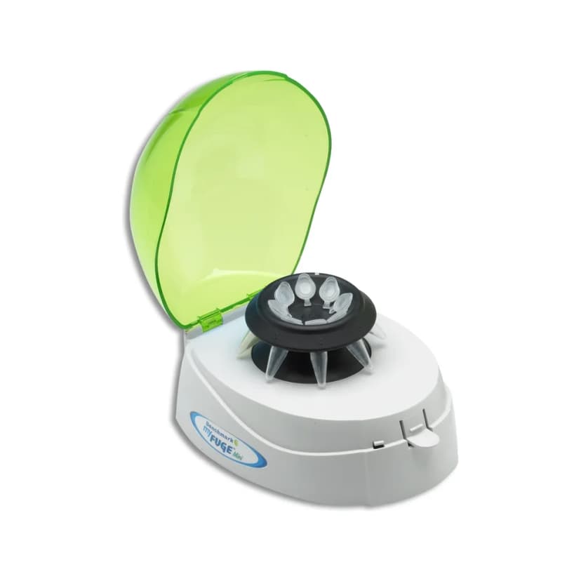 MyFuge™ Mini Centrifuge, green lid, with 2 rotors - Life Science | Shop Parts | Legacy Lab Supplies