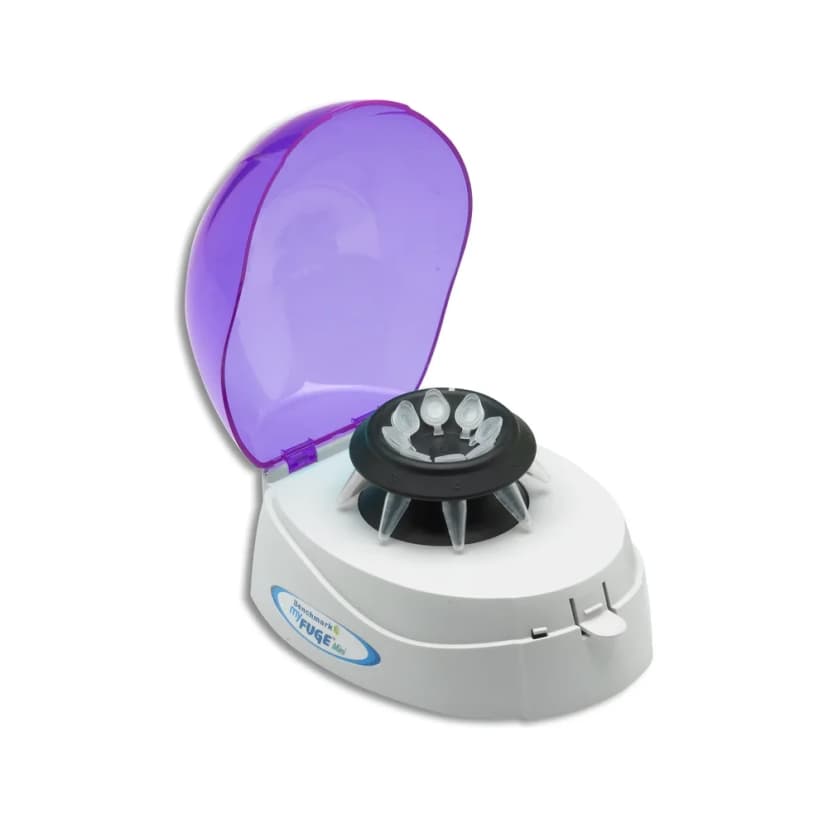MyFuge™ Mini Centrifuge, purple lid, with 2 rotors - Life Science | Shop Parts | Legacy Lab Supplies
