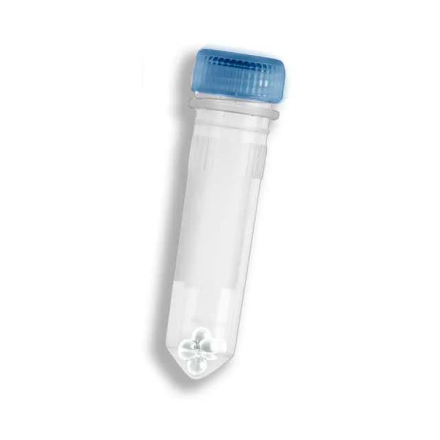 Prefilled 2.0 mL Reinforced Tube with One 6 mm Ceria-Stabilized Zirconium Bead, 50/pk Prefilled 2.0 mL Reinforced Tube with One 6 mm Ceria-Stabilized Zirconium Bead, 50/pk | Legacy Lab Supplies