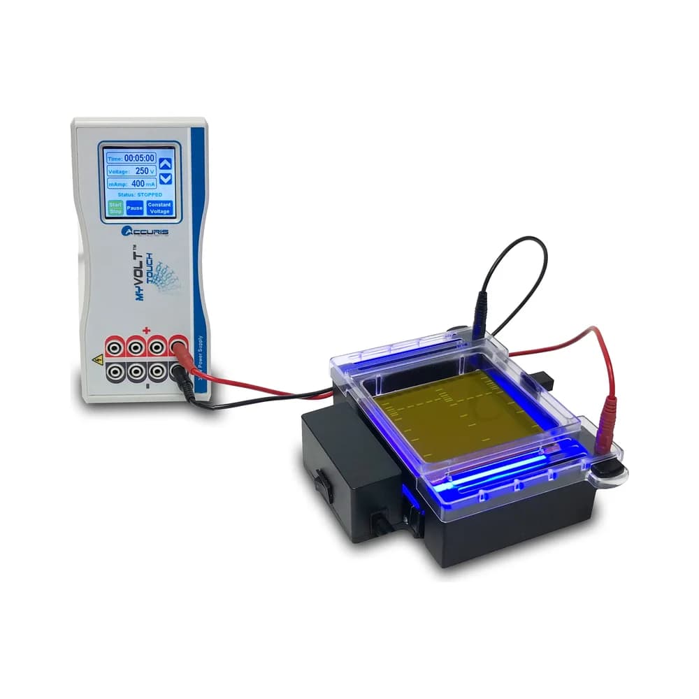 myGel InstaView Gel Tank with Blue LED Illuminator , 115 V