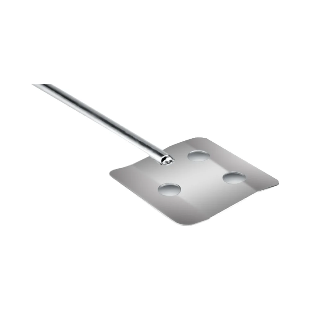 Paddle with Flat Holes, Stainless Steel - Stirrer Accessories | Legacy Lab Supplies
