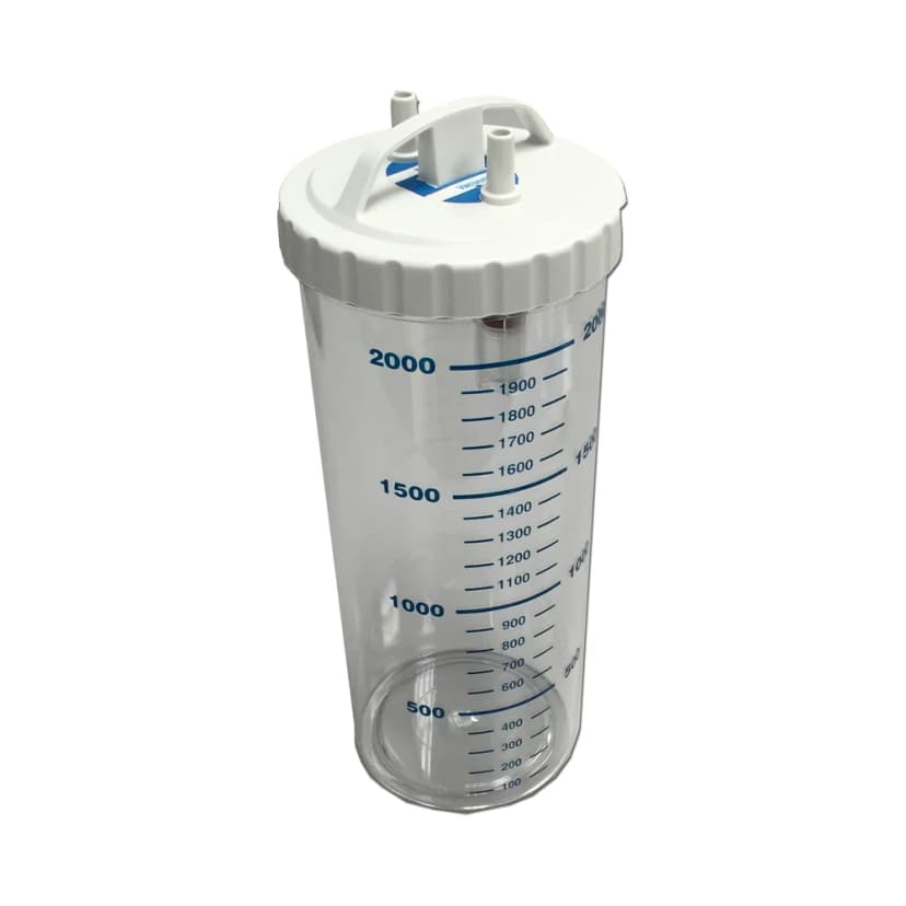 2 L Collection Bottle with Lid and Gasket for Aspire - Life Science | Legacy Lab Supplies
