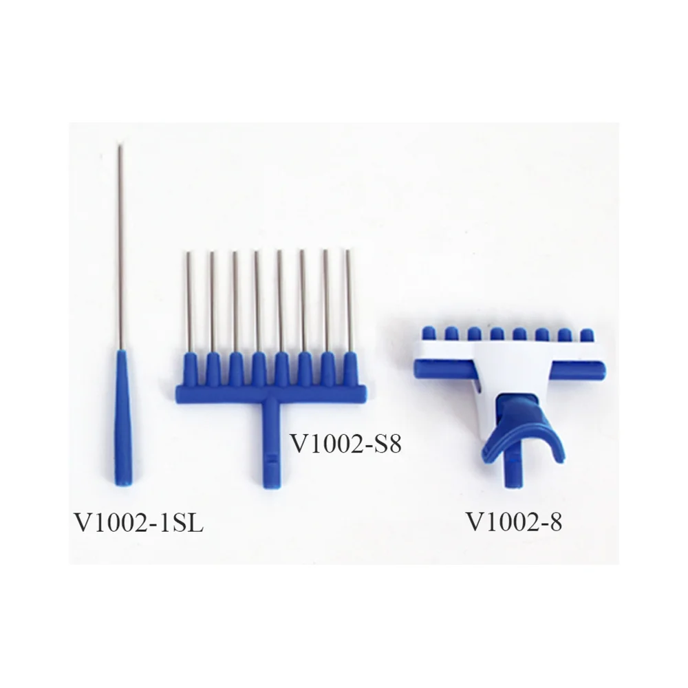 Optional Single-Channel Adapter, Extra Long (V1002-1SL, 80mm Stainless Steel) - Laboratory Aspirators | Legacy Lab Supplies