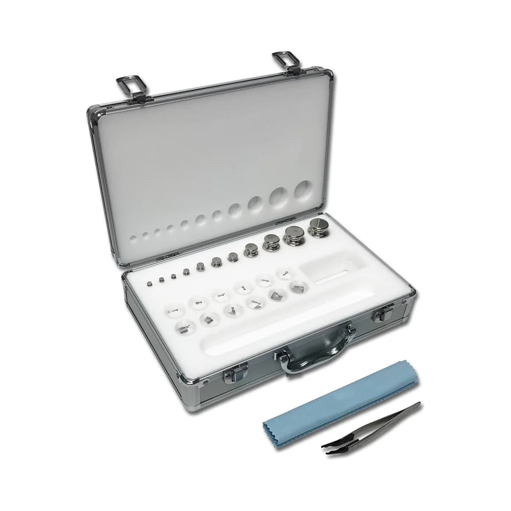 Accuris Class F1 Calibration Weight Set, 23 Pieces, 1 mg to 200 g - Laboratory Weighing | Legacy Lab Supplies