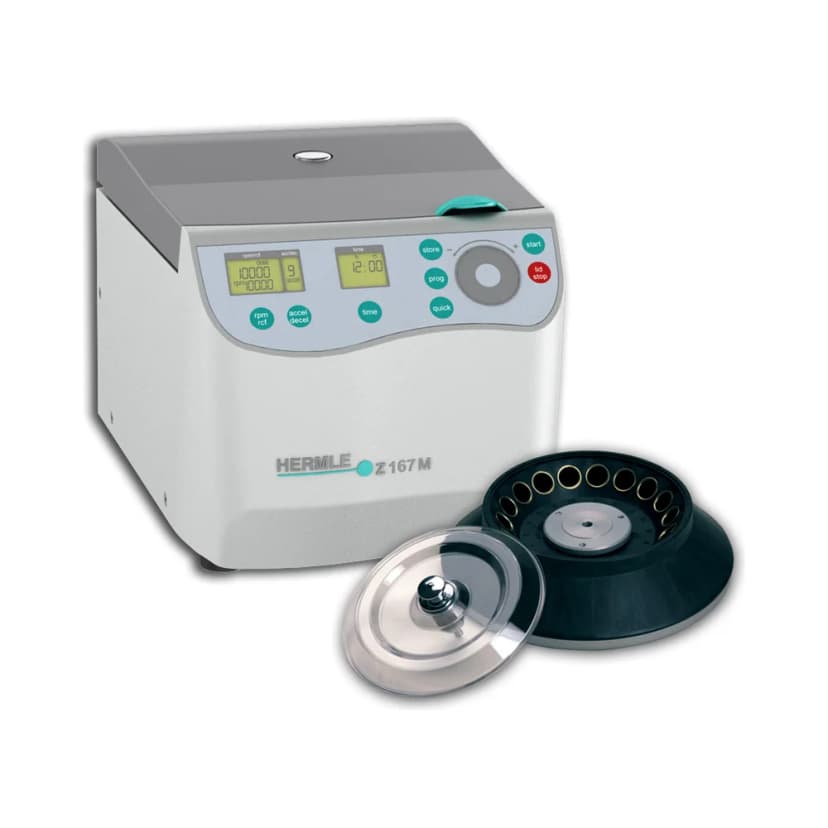 Hermle Z167M microcentrifuge, includes 18 x 1.5/2.0ml rotor 115V - Life Science | Shop Parts | Legacy Lab Supplies