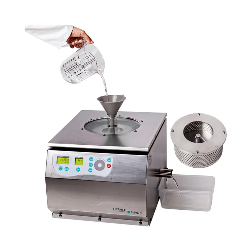 SIEVA-3 w/ 500 ml perforated rotor basket - Centrifuges | Legacy Lab Supplies