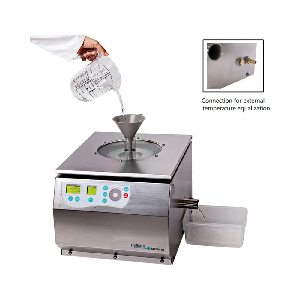 SIEVA-3-TC Filtration Centrifuge with External Temperature Control , 120V - Specialty Industrial (OLEUM/SIEVA) | Legacy Lab Supplies