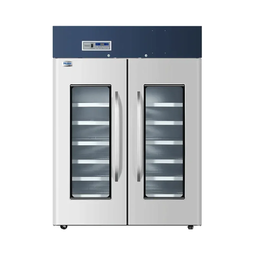 Haier HYC-1378 Double-Door Pharmacy Refrigerator , 115V - Pharmacy Refrigerators | Legacy Lab Supplies