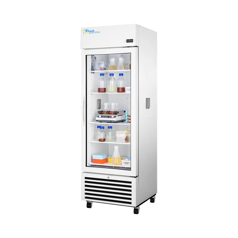 True Scientific TSCI-450CR-SWG-R-WW-1A 2°C to 10°C Chromatography Refrigerator, 437.8 L / 15.46 cu ft, Swing Glass Door - Chromatography Refrigerators | Legacy Lab Supplies