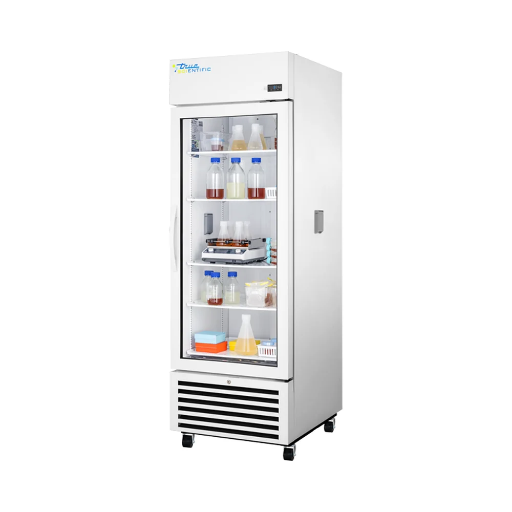 True Scientific TSCI-550CR-SWG-R-WW-1A 2°C to 10°C Chromatography Refrigerator, 550.4 L / 19.44 cu ft, Swing Glass Door - Chromatography Refrigerators | Legacy Lab Supplies
