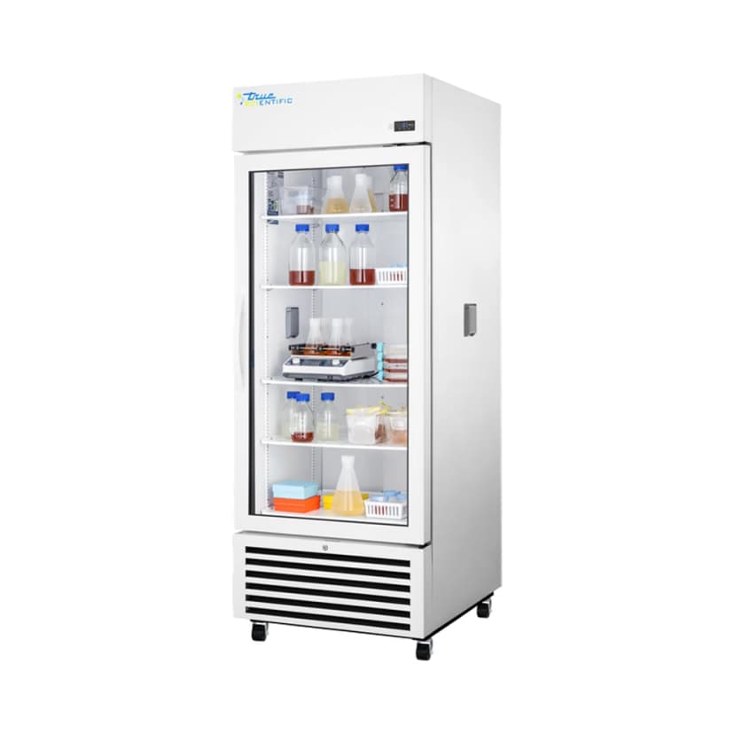 True Scientific TSCI-600CR-SWG-R-WW-1A 2°C to 10°C Chromatography Refrigerator, 626.6 L / 22.13 cu ft, Swing Glass Door - Cold Storage | Legacy Lab Supplies