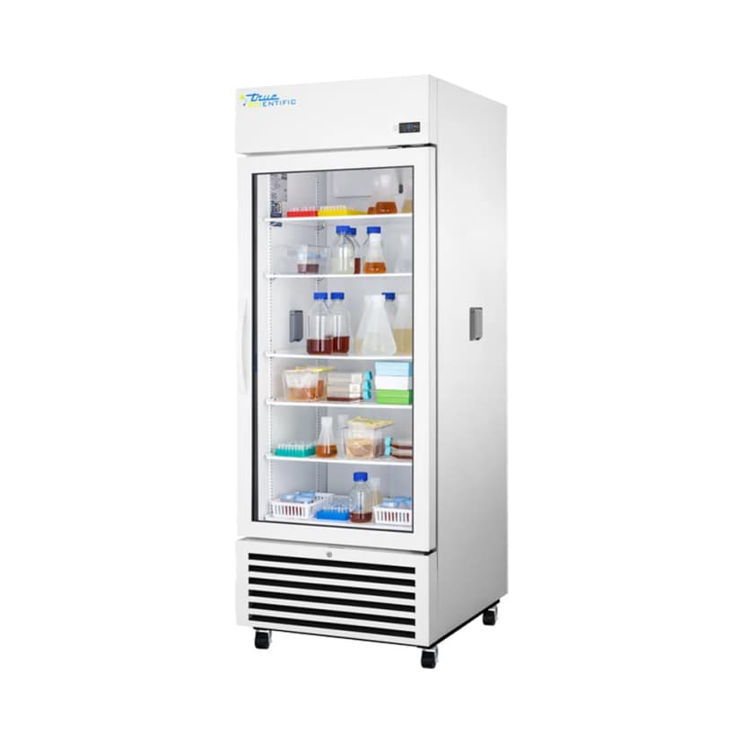 True Scientific TSCI-600LR-SWG-R-WW-1A 2°C to 10°C Laboratory Refrigerator, 626.6 L / 22.13 cu ft, Swing Glass Door - Cold Storage | Legacy Lab Supplies
