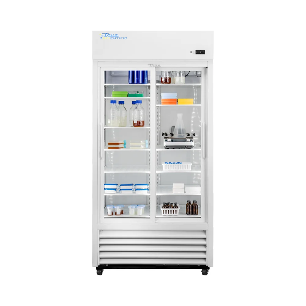 True Scientific TSCI-850CR-SLG-M-WW-1A 2°C to 10°C Chromatography Refrigerator, 835 L / 29.5 cu ft, Slide Glass Door - Cold Storage | Legacy Lab Supplies