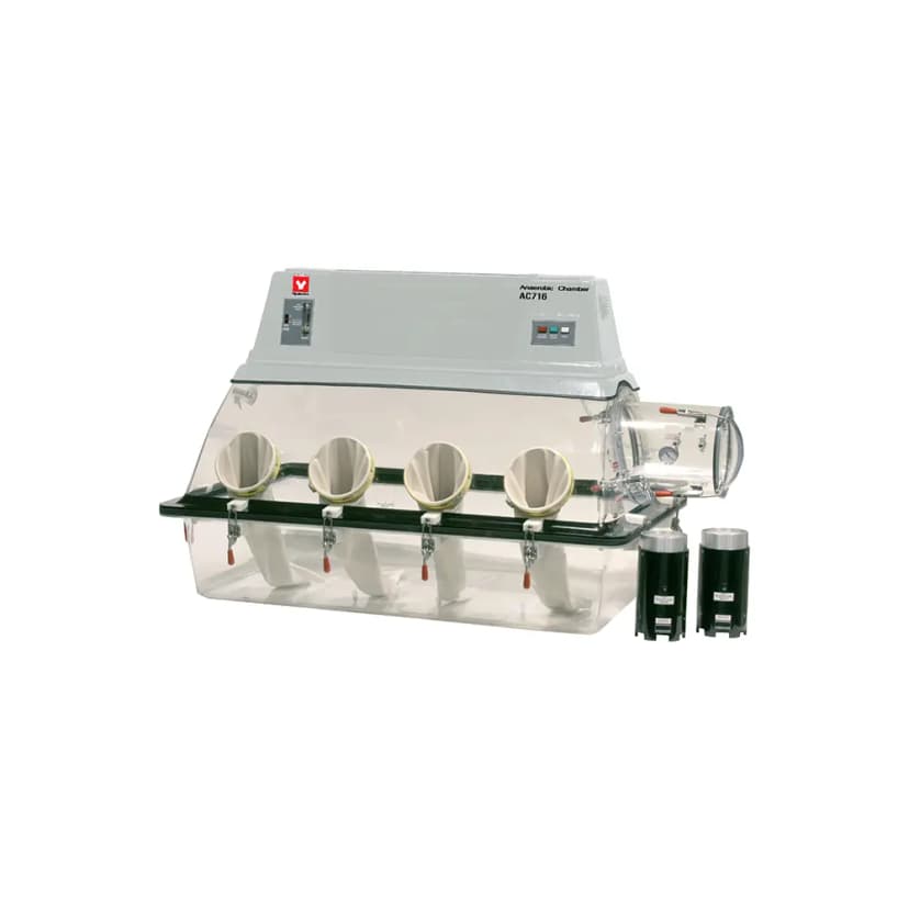 Yamato AC-716 Anaerobic Chamber, 76" Four-Glove, Manual Purge, 220โ240 V - Laboratory Equipment | Legacy Lab Supplies