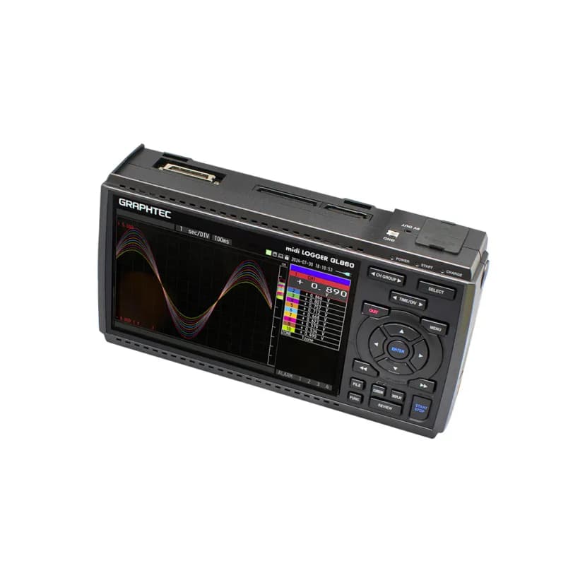 Yamato GL860 Data Logger, 7" Color Display, Expandable to 200 Channels - Laboratory Equipment | Legacy Lab Supplies