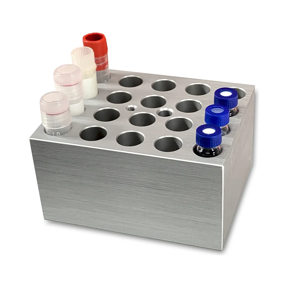 Block, 20 ร HPLC/CryoVial Tubes - Laboratory Equipment | Legacy Lab Supplies